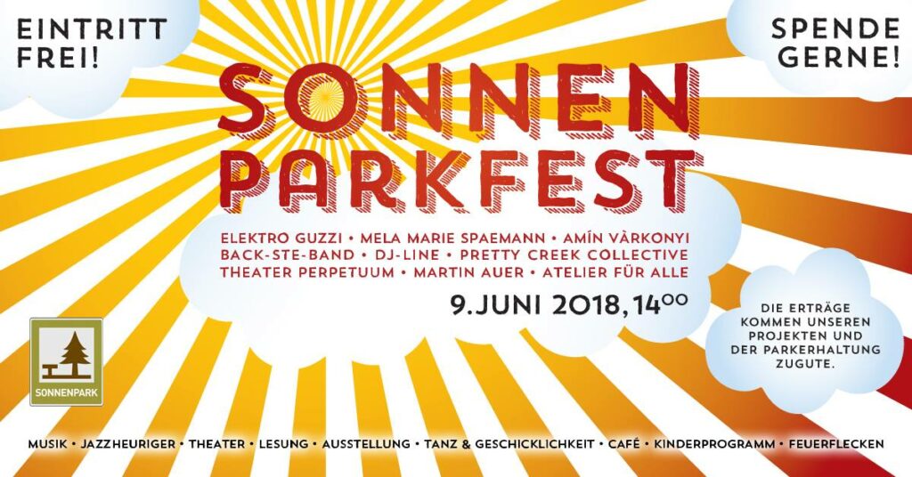Sonnenparkfest-Livestream: Samstag, 9.06.2018, ab 14 Uhr