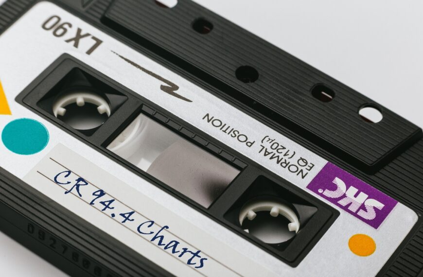 Musikkasette, beschriftet mit