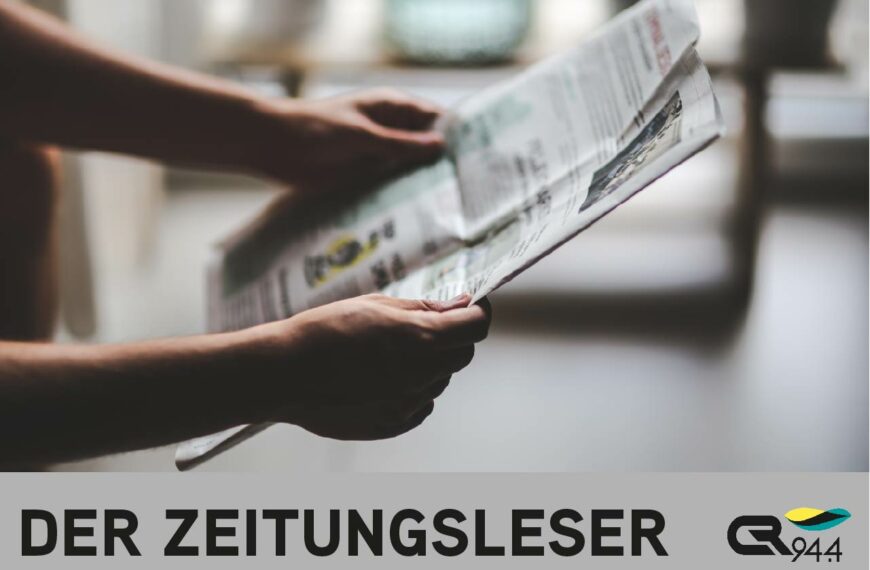 Der Zeitungsleser, Mo, 18.1.2021, 15 h