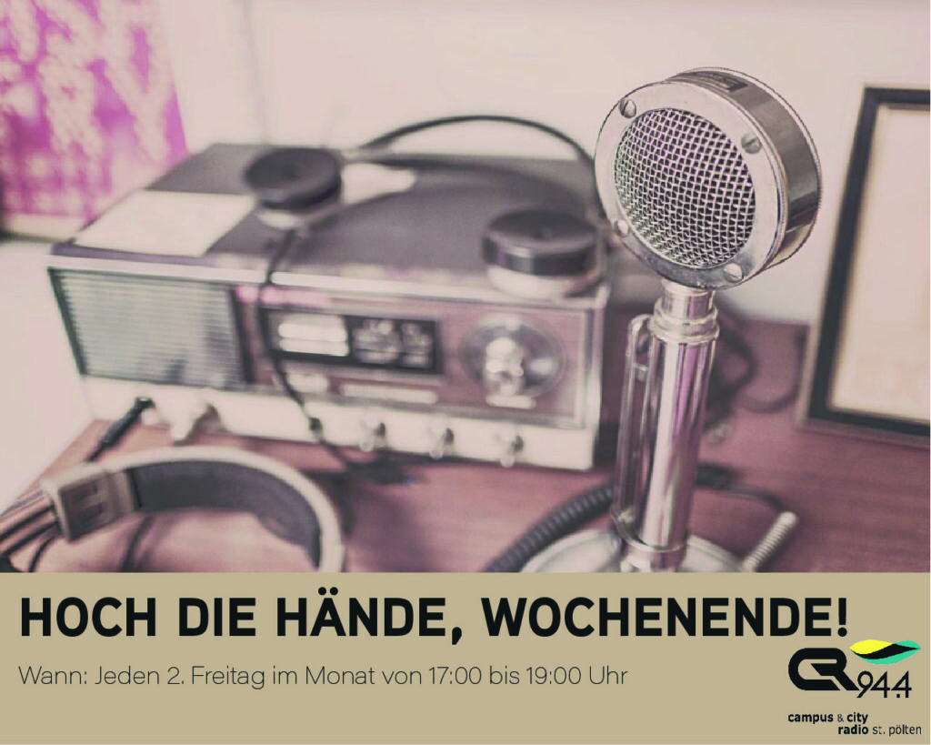 Hoch die Hände, Wochenende! Fr 30.4., 17h