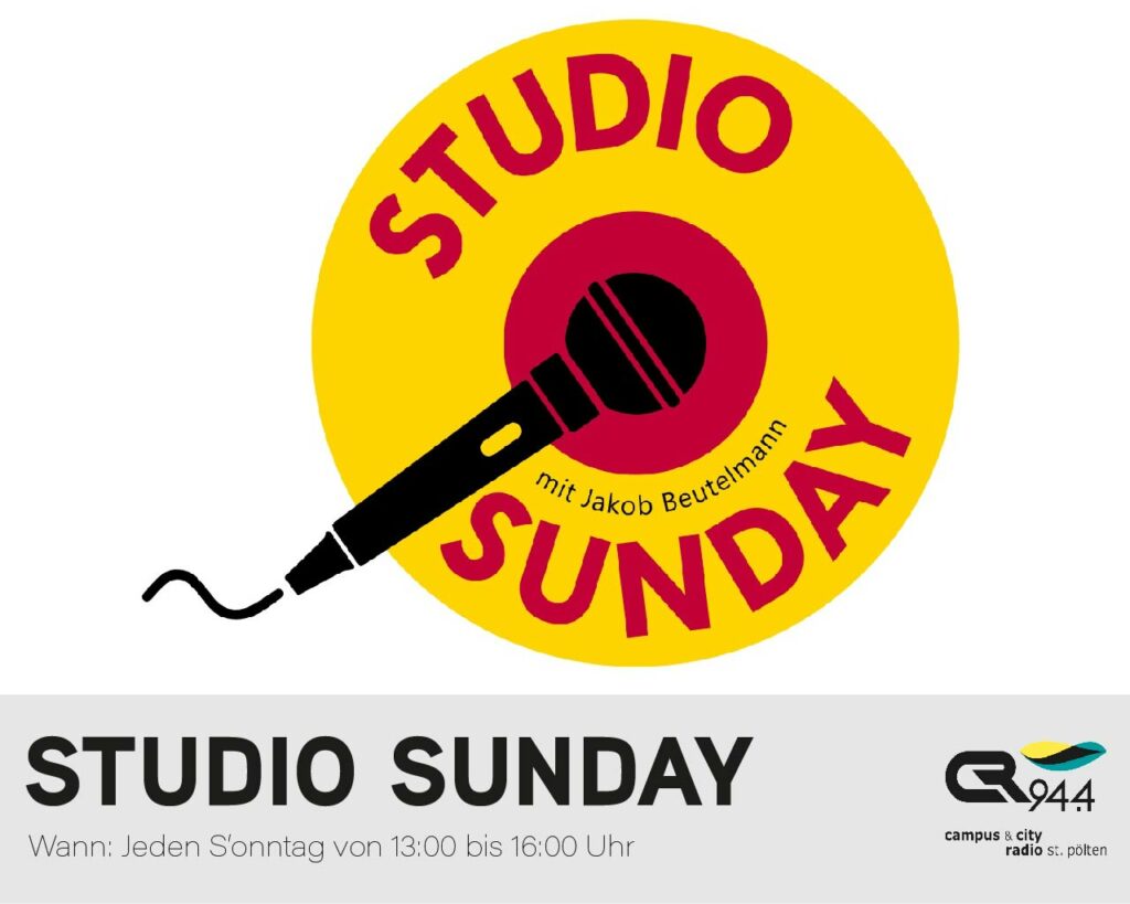 Studio Sunday,So 18.4.21, 13 bis 17 Uhr
