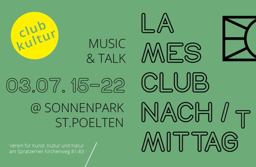 LAMES Clubnach/mittag/t – Livestream, Sa. 3.7., 15-22h