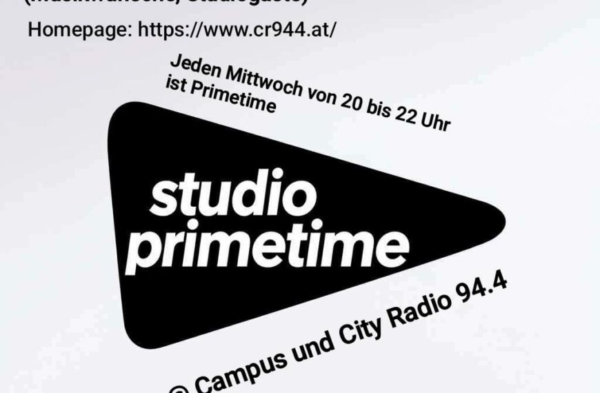 Studio Primetime, Mi 08.04.2026, 20-22 Uhr