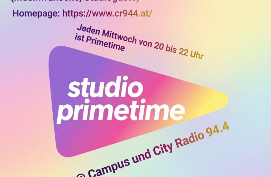 Studio Primetime, Mi 10.06.2026, 20-22 Uhr