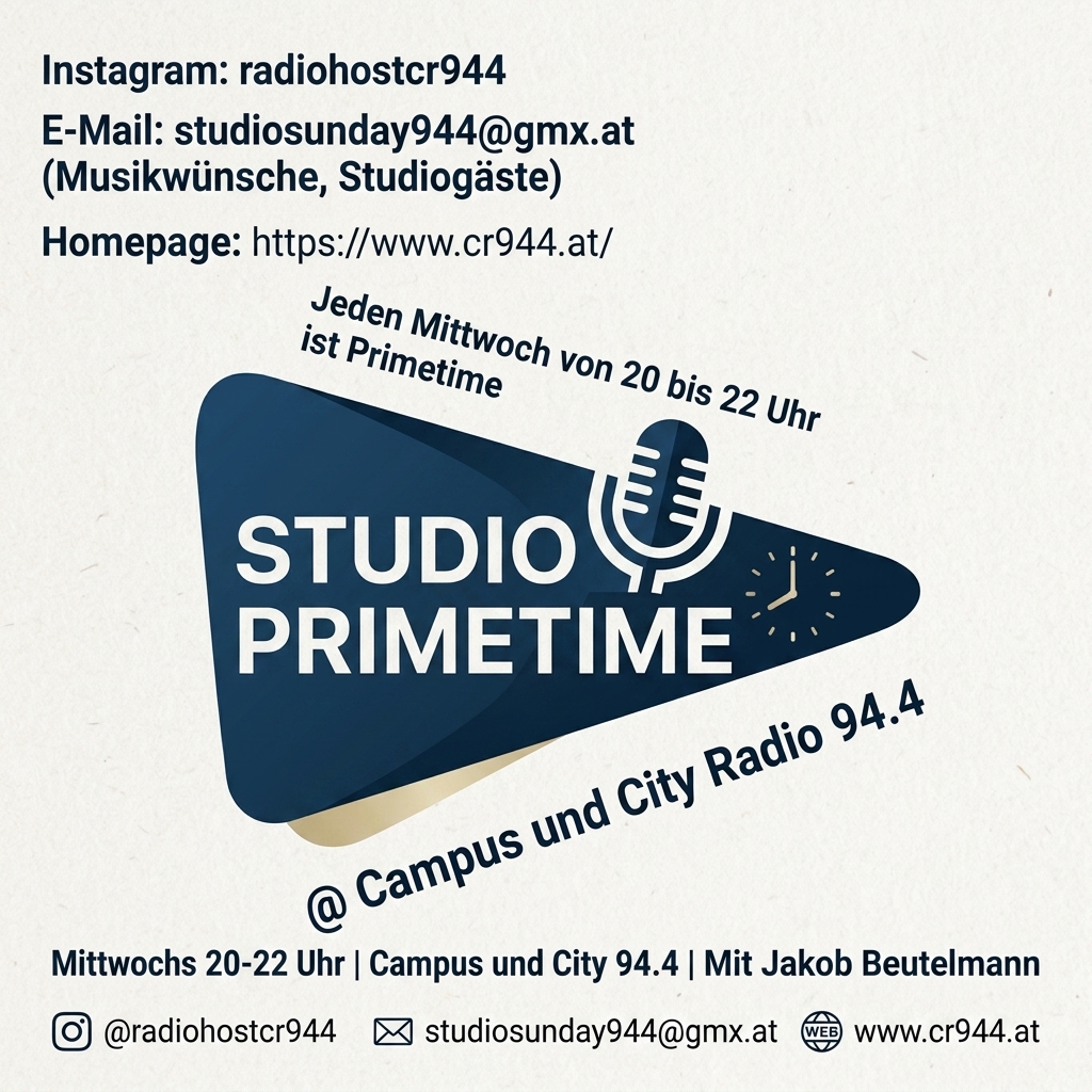 Studio Primetime, Mi 09/30/2026, 20-22 Uhr