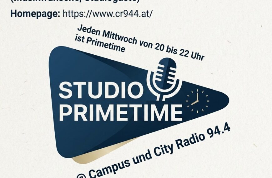 Studio Primetime, Mi 14/10/2026, 20-22 Uhr