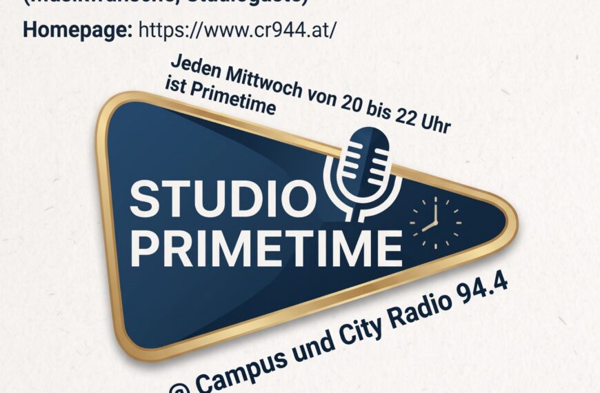 Studio Primetime, Mi 21.10.2026, 20-22 Uhr